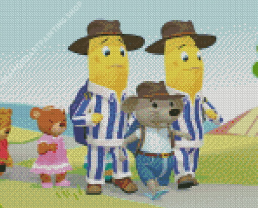 Bananas In Pajamas Adventure Diamond Painting