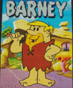 Barney Rubble Poster Diamond Painting