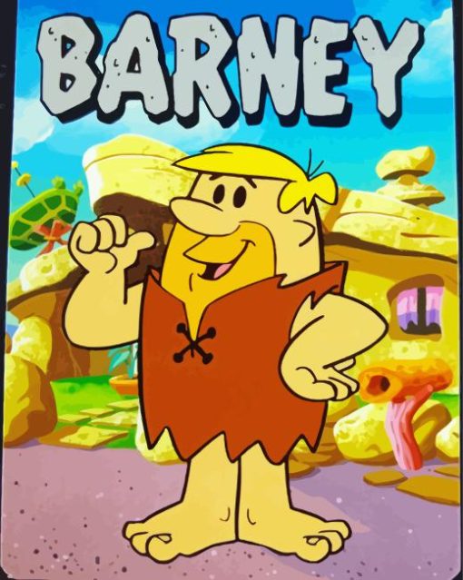 Barney Rubble Poster Diamond Painting