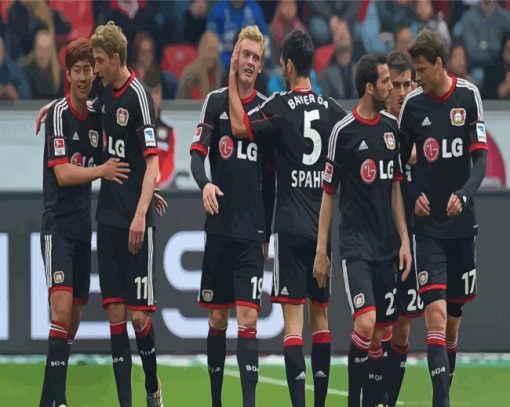 Bayer Leverkusen Football Club Players Diamond Painting