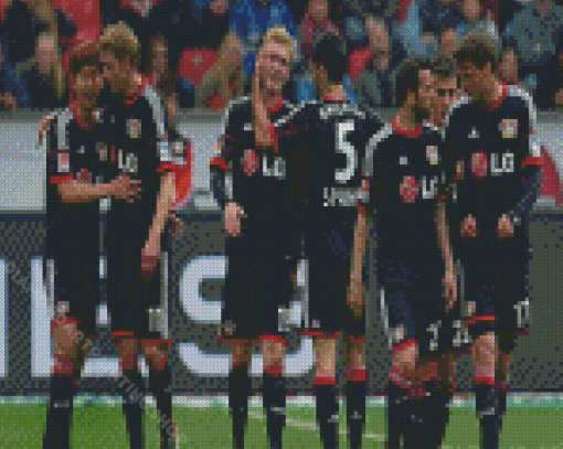 Bayer Leverkusen Football Club Players Diamond Painting