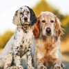 English Setter Puppies Diamond Painting