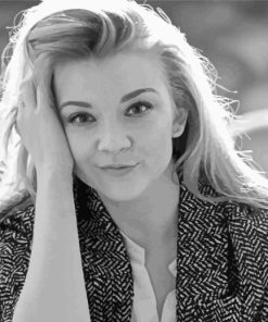 Black And White Natalie Dormer Diamond Painting