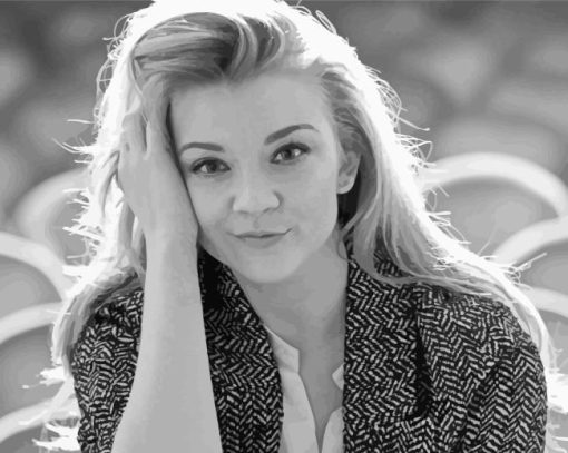 Black And White Natalie Dormer Diamond Painting