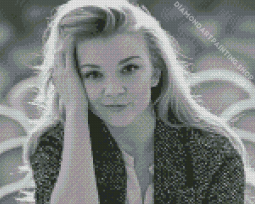 Black And White Natalie Dormer Diamond Painting