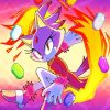 Blaze The Cat Diamond Painting