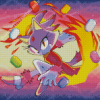 Blaze The Cat Diamond Painting