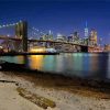 Brooklyn Bridge Pebble Beach New York Diamond Painting