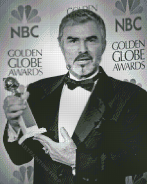 Burt Reynolds Golden Globes Diamond Painting