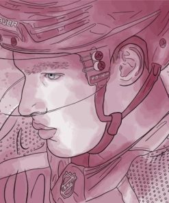 Cale Makar Side Profile Art Diamond Painting