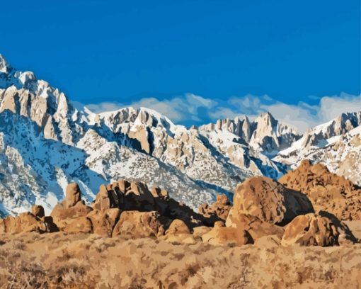 California Mt Whitney Diamond Painting