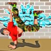 Cartoon Street Dancing Diamond Painting