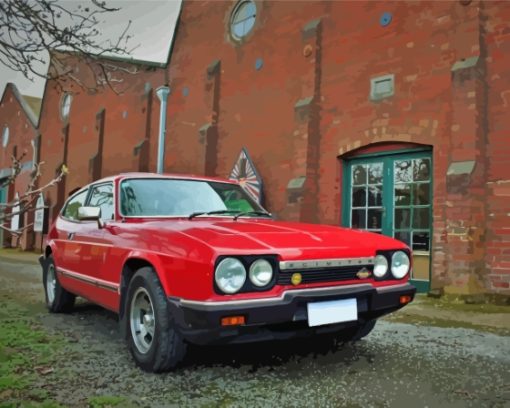 Classic Car Reliant Scimitar Diamond Painting