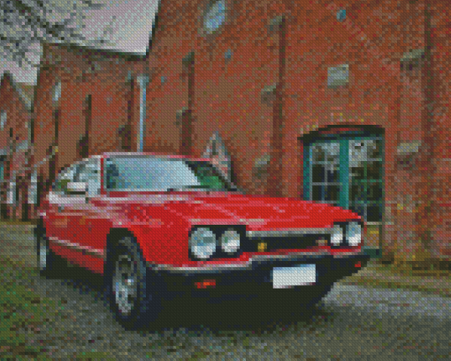 Classic Car Reliant Scimitar Diamond Painting