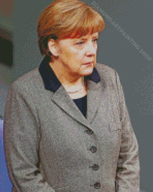 Classy Angela Merkel Diamond Painting