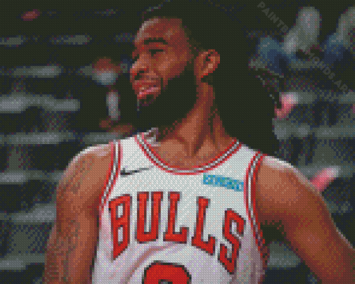 Coby White Chicago Bulls Diamond Painting