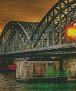 Cologne Bridge Germany Diamond Painting