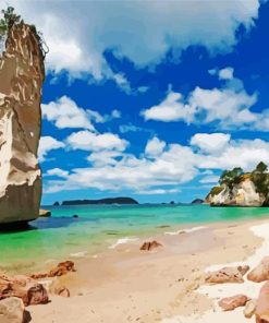 Coromandel Beach Diamond Painting