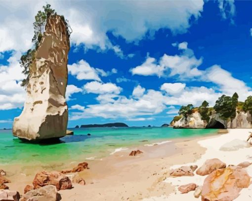 Coromandel Beach Diamond Painting