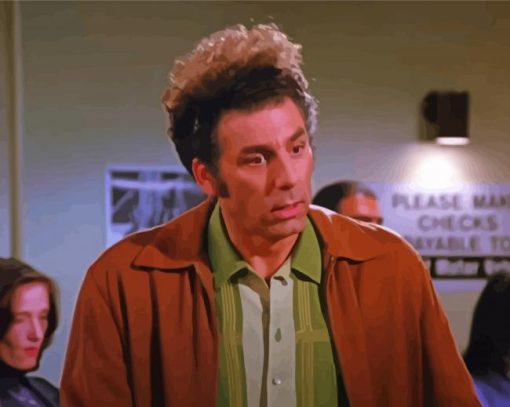 Cosmo Kramer American Television Sitcom Character Diamond Painting