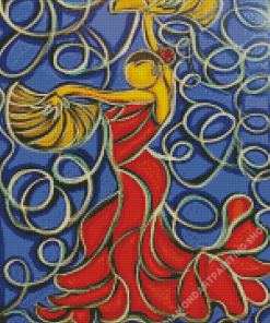 Cubism Flamenco Diamond Painting