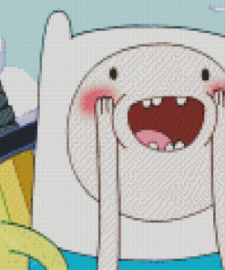 Cute Finn Adventure Time Character Diamond Painting