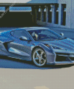 Dark Blue Corvette Diamond Painting