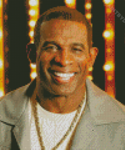 Deion Sanders Footballer Diamond Painting