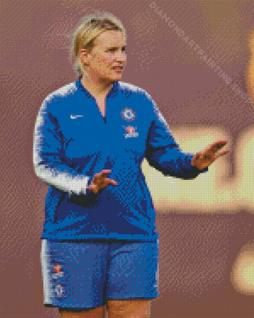 Emma Hayes Chelsea Women Fc Coach Diamond Painting