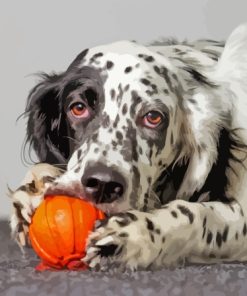 English Setter Diamond Painting