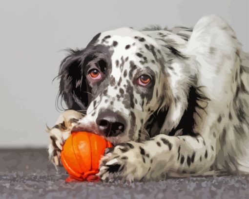 English Setter Diamond Painting