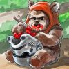 Ewok Eating Diamond Painting