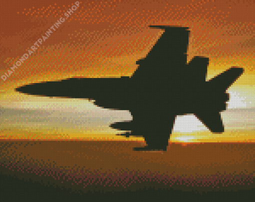 Fa 18 Hornet Diamond Painting