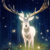 Fantasy White Deer Diamond Painting