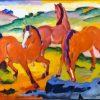 Franz Marc Grazing Horses Art Diamond Painting