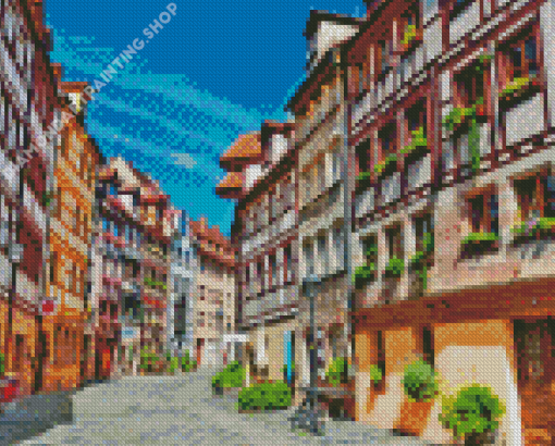 Germany Nuremberg City Diamond Painting