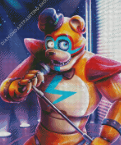 Glamrock Freddy FNAF Diamond Painting