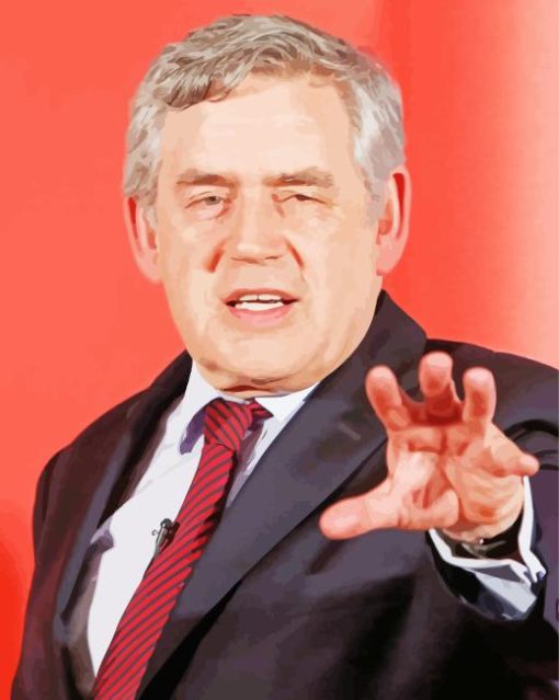 Classy Gordon Brown British For Diamond Painting