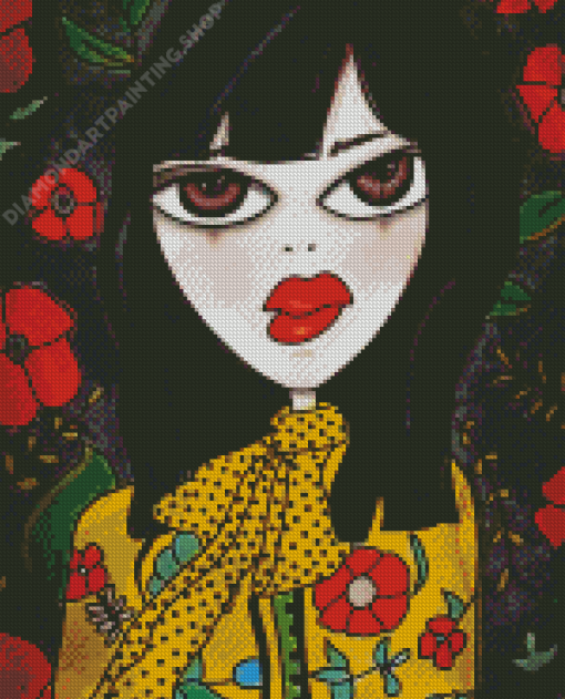 Gucci Girl Art Diamond Painting