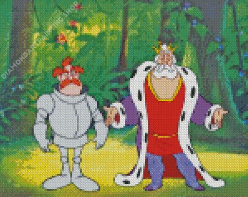 Gummi Bears King Gregor And Sir Tuxford Diamond Painting