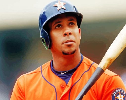 Houston Astros Michael Brantley Diamond Painting