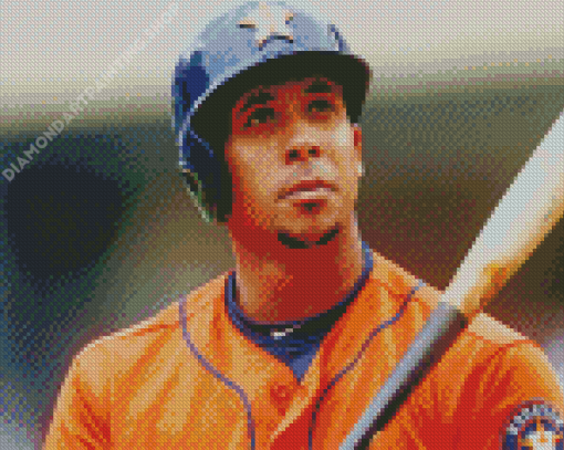 Houston Astros Michael Brantley Diamond Painting