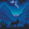 Howling Wolf At Big Bend National Park Diamond Painting