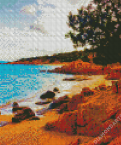 Italy Sardinia Beach Diamond Painting