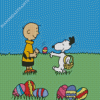 Its The Easter Beagle Charlie Brown Characters Art Diamond Painting