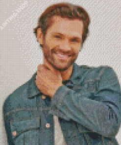 Jared Tristan Padalecki Actor Smiling Diamond Painting