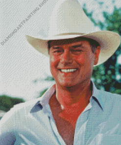 Jock Ewing Character Diamond Painting