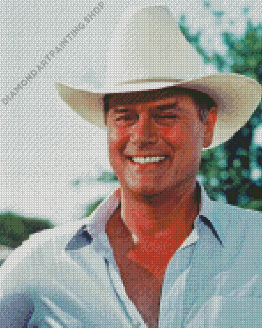 Jock Ewing Character Diamond Painting