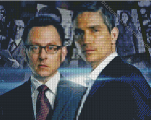 John And Harold From Person Of Interest Diamond Painting