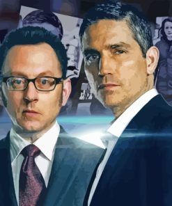 John And Harold From Person Of Interest Diamond Painting